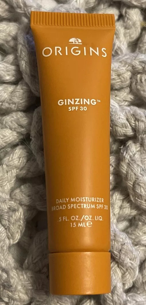 Origins Ginzing SPF 30 Daily Moisturizer 0.5 Oz Travel Sample Size